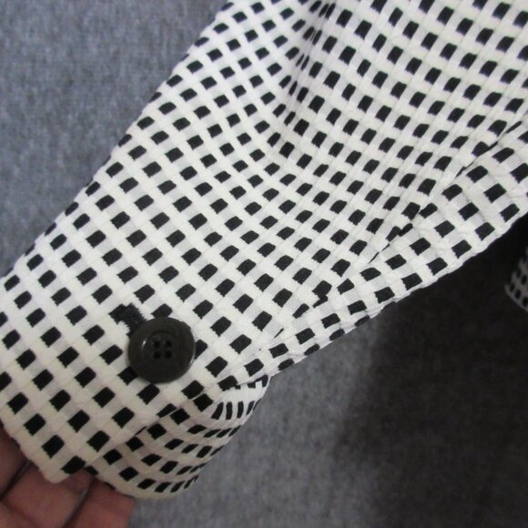 Talbots Gingham Blazer Jacket Large - Picture 5 of 16